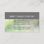 moderne minimalistische aangepaste visitekaartjes  (Achterkant)