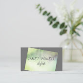 moderne minimalistische aangepaste visitekaartjes  (Staand voorkant)