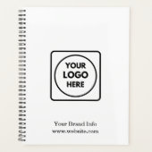 Moderne Minimalistische | Aangepaste Zakelijke Log Planner (Voorkant)