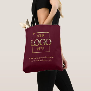 Moderne Minimalistische Aangepaste Zakelijke Logo Tote Bag