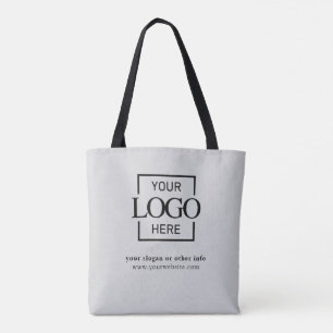 Moderne Minimalistische Aangepaste Zakelijke Logo Tote Bag