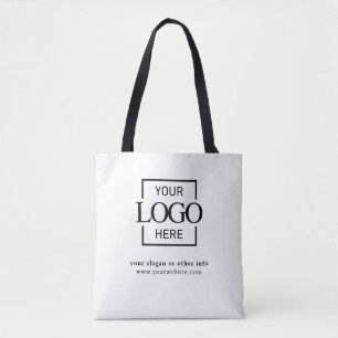 Moderne Minimalistische Aangepaste Zakelijke Logo Tote Bag