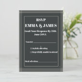 Moderne Minimalistische Aanpasbare Save The Date Kaart (Staand voorkant)