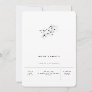 Moderne minimalistische aardrijkskundige Magnolias Kaart