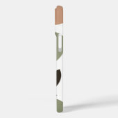 Moderne minimalistische aardse tonen Case-Mate iPhone case (Achterkant / Links)