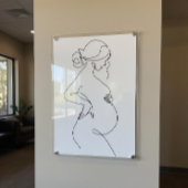 Moderne Minimalistische Abstracte Lijnkunst Tekeni Poster