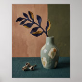 Moderne Minimalistische Abstracte Stilleven Poster (Voorkant)