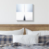 Moderne Minimalistische Abstracte Verticale Balk - Canvas Afdruk (Insitu (Slaapkamer))