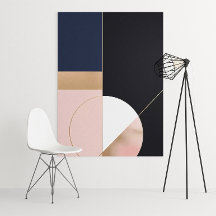 Moderne, minimalistische abstracte wandkunst