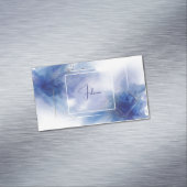 Moderne minimalistische Abstracte Waterverf Magnetisch Visitekaartje (Voorbeeld)