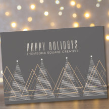 Moderne Minimalistische Abstracte Winter Kerstmis 