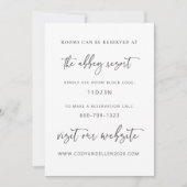 Moderne Minimalistische Accommodatiekaart Kaart (Voorkant)