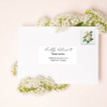 Moderne minimalistische adresetiketten voor bruilo sticker<br><div class="desc">Matig minimalistische trouwgastgastadresetiketten Kindly leveren aan</div>