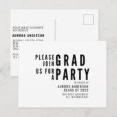 Moderne Minimalistische Afsluiting 2023 Feest Briefkaart (Voorkant / Achterkant)