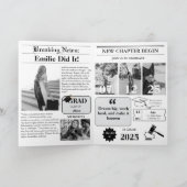 Moderne minimalistische afstudeerkrant (Binnen)