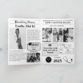 Moderne minimalistische afstudeerkrant (Binnen)