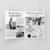 Moderne minimalistische afstudeerkrant (Binnen)