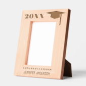 Moderne minimalistische Afstuderen foto Gegraveerde Lijstjes (Links)