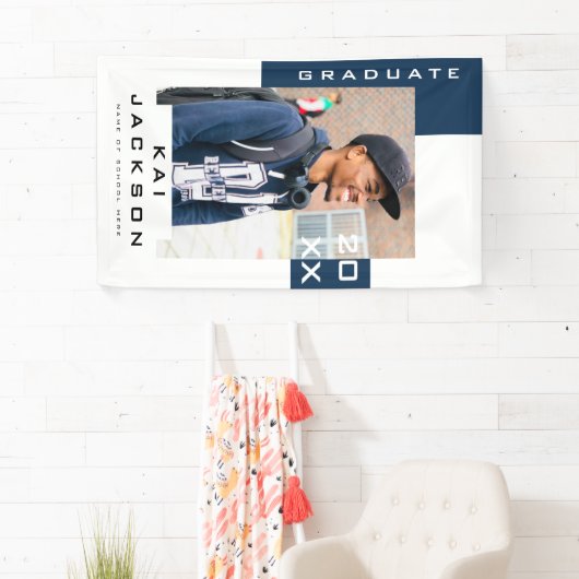 Moderne minimalistische Afstuderen fotograafpartij Spandoek (Insitu)