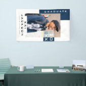 Moderne minimalistische Afstuderen fotograafpartij Spandoek (Beurs)