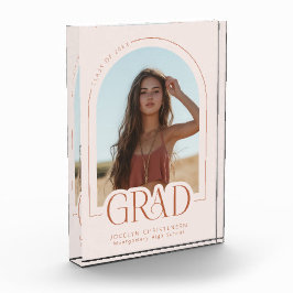Moderne minimalistische Afstuderen Keepsake fotobl Fotoblokken