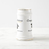 Moderne minimalistische Afstuderen klasse 2023 Bierpul (Center)