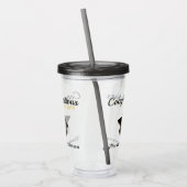 Moderne minimalistische Afstuderen klasse 2023 Gla Acryl Drinkbeker (Links)