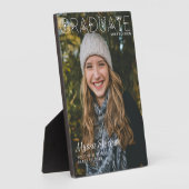 Moderne minimalistische Afstuderen overlay magazin Fotoplaat (Zijkant)
