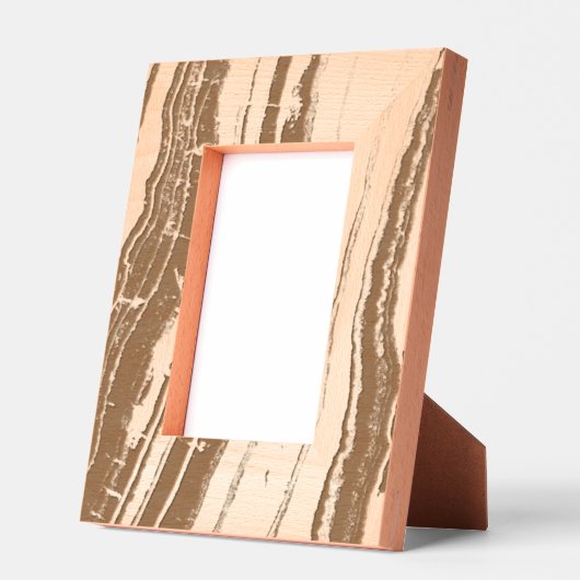 Moderne minimalistische agaat marmeren patroon gegraveerde lijstjes (Links)