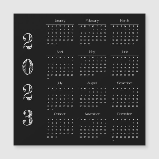 Moderne, minimalistische agenda 2023 (Voorkant)