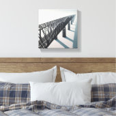 Moderne minimalistische architecturale brug - onei canvas afdruk (Insitu (Slaapkamer))