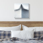 Moderne Minimalistische Architecturale Draadframe Canvas Afdruk (Insitu (Slaapkamer))