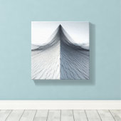 Moderne Minimalistische Architecturale Draadframe Canvas Afdruk (Insitu (Houten vloer))