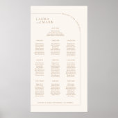 Moderne minimalistische artswets voor weddenschapp poster (Voorkant)