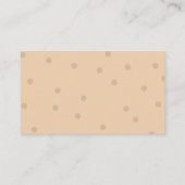 Moderne minimalistische baby showers luier loterij informatiekaartje (Achterkant)
