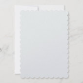 Moderne minimalistische babyshower uitnodiging  (Achterkant)