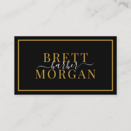 Moderne minimalistische barber-winkel haar Stylist Visitekaartje