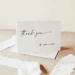Moderne, minimalistische bedankt | Boho Wedding<br><div class="desc">Deze kaarten van dankuwel voorzien van een minimalistisch ontwerp en een mooie manier om uw gasten een speciaal bedankt te sturen. Bewerk de meeste formuleringen eenvoudig om aan te passen aan uw gebeurtenis! De tekst en de boogkleuren zijn volledig editable -> klik de "Edit Gebruikend de knoop van het Hulpmiddel...</div>