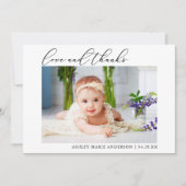 Moderne, minimalistische Bedankt van de liefde voo (Voorkant)