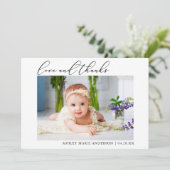 Moderne, minimalistische Bedankt van de liefde voo (Staand voorkant)