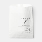 Moderne Minimalistische Bedankzakjes (Voorkant)