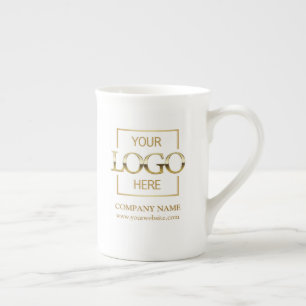 Moderne minimalistische bedrijfsbranding op maat L Porselein Kop