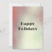 Moderne minimalistische bedrijfsfeestblush kaart (Achterkant)