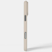 Moderne Minimalistische Beige Custom Photo Monogra Case-Mate iPhone Case (Achterkant / Rechts)
