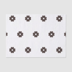 Moderne minimalistische beige en bruine  patronen tissuepapier