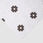 Moderne minimalistische beige en bruine  patronen tissuepapier (Detail)