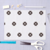 Moderne minimalistische beige en bruine  patronen tissuepapier (Craft)