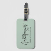 Moderne minimalistische beste grootouders ooit bagagelabel (Voorkant (verticaal))