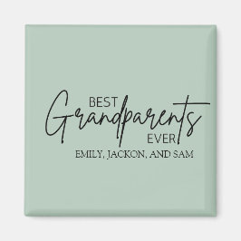 Moderne minimalistische beste grootouders ooit magneet