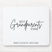 Moderne minimalistische beste grootouders ooit muismat (Voorkant)